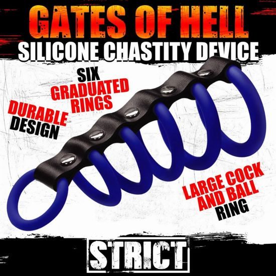 Gates of Hell Chastity Device - Black