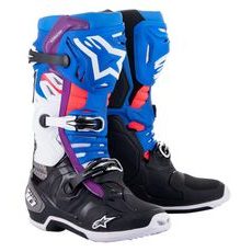 TOPÁNKY TECH 10 SUPERVENTED, ALPINESTARS, PERFOROVANÉ (MODRÁ/FIALOVÁ/RŮŽOVÁ/BÍLÁ/ŠEDÁ/ČERNÁ) 2024