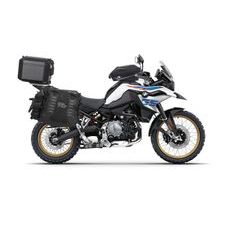 SET OF SHAD TERRA TR40 ADVENTURE SADDLEBAGS AND SHAD TERRA ALUMINIUM TOP CASE TR55 PURE BLACK, INCLUDING MOUNTING KIT SHAD BMW F750GS/F850GS/ADVENTURE
