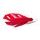 kryty páčok HP3 CROSS/ENDURO, RTECH (červená/bílá, vr. montážne sady)