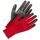 Pracovní rukavice Korsar Kori-Light Power 2.0 červené polyester (sada 12 párů)