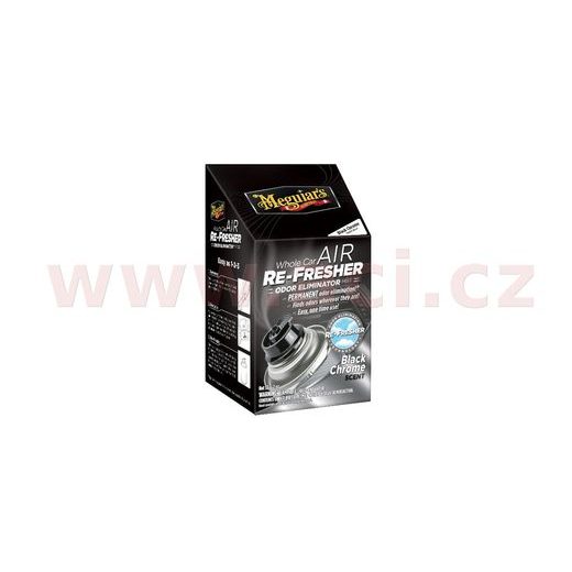 MEGUIARS AIR RE-FRESHER ODOR ELIMINATOR - DEZINFEKCIA INTERIÉRU VOZIDLÁ (VÔNE BLACK CHROME) 71 G