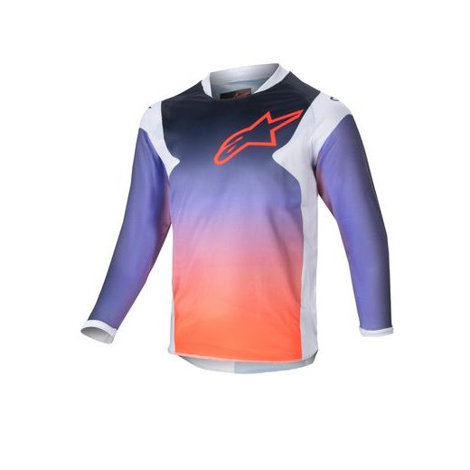 DRES RACER HOEN KIDS, ALPINESTARS, DETSKÝ (SVETLE ŠEDÁ/GRADIENT/ČERNÁ) 2024