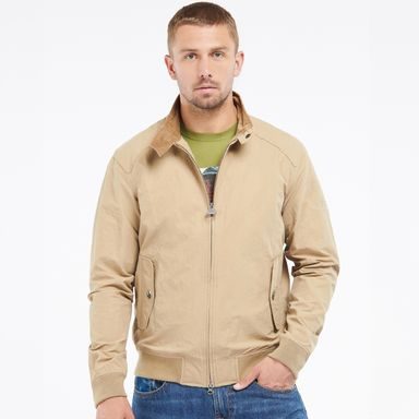 Barbour International Steve McQueen™ Rectifier Harrington Jacket — Military Brown