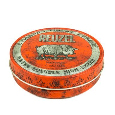 Reuzel Red Water Soluble High Sheen - помада за коса (113 г)
