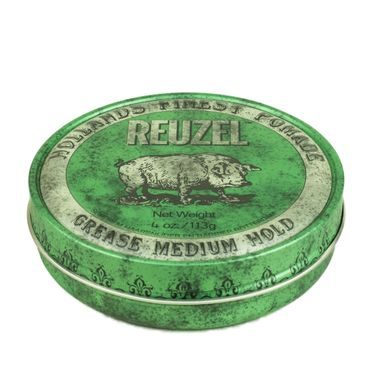 Reuzel Green Grease Medium Hold - помада за коса (113 г)