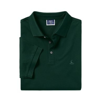 Armor Lux Long-Sleeved Polo Shirt — Olive