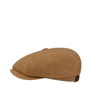 Stetson Wool & Cashmere Hatteras Cap — Beige