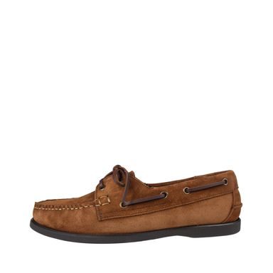 Barbour Wake Boat Shoes — Coffee Brown