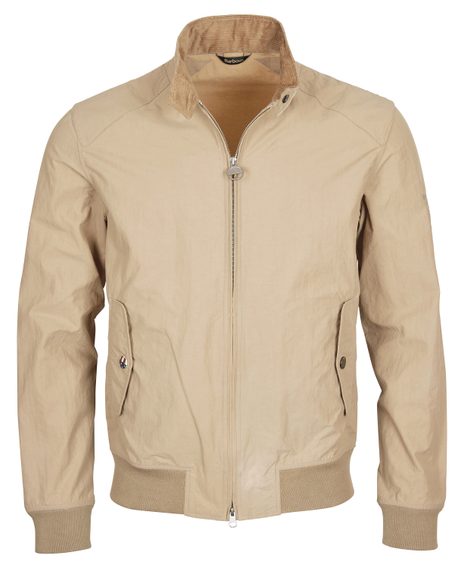 Barbour International Steve McQueen™ Rectifier Harrington Jacket — Military Brown