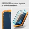 Spigen ALM Glass FC Tvrzené sklo 2 kusy, iPhone 15 Pro Max, černé