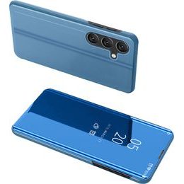 Clear view husă albastru pentru telefon Samsung Galaxy A24 4G