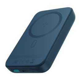 Joyroom PowerBank 10000mAh 20W Power Delivery gyorstöltés, mágneses vezeték nélküli Qi töltő, 15W iPhone MagSafe, kék (JR-W020 kék)