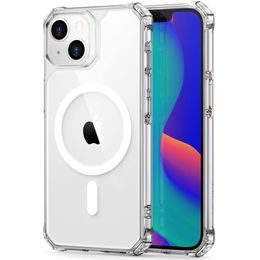 Husă Air Armor HaloLock cu MagSafe, iPhone 14 Plus, transparentă