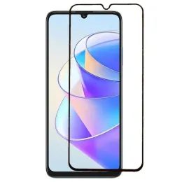 Folie sticlă securizată 5D pentru Huawei Honor X7a, neagră