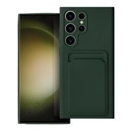 Card Case obal, Samsung Galaxy S23 Ultra, zelený