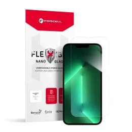 Forcell Flexible Nano Glass hybridní sklo, iPhone 13 / 13 Pro, průhledné