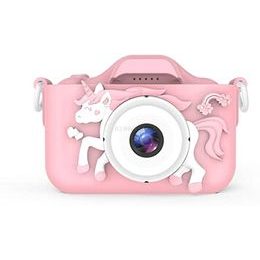 Aparat foto pentru copii X5 cu motiv unicorn, roz