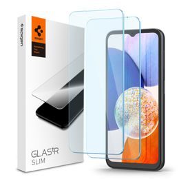 Spigen Glass ALM Glas.TR, 2 bucăți cu aplicator, Folie de sticlă securizată, Samsung Galaxy A14 4G / 5G