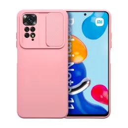 Slide obal, Xiaomi Redmi Note 9, růžový