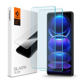 Spigen Glas.Tr Slim Tvrzené sklo 2 kusy, Xiaomi Redmi Note 12 Pro 5G / 12 Pro Plus 5G / Poco X5 Pro 5G