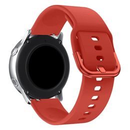 Curea din silicon universală TYS, pentru ceas smart (20 mm), roșie