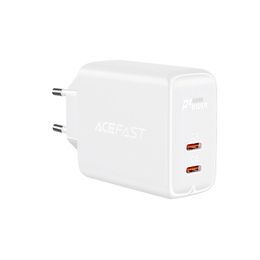 Acefast adaptér 2x USB-C 40W, PPS, PD, QC 3.0, AFC, FCP, bílý (A9 bílý)