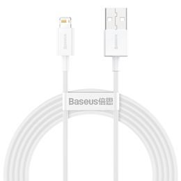 Baseus Superior USB - Lightning 2 m, bílý (CALYS-C02)