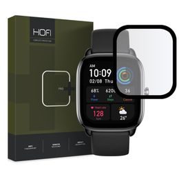 Hofi Hybrid Pro+ Folie de sticlă securizată, Amazfit GTS 4 Mini, negru