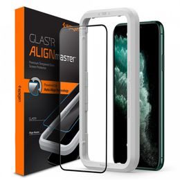 Spigen Full Cover Glass ALM FC Edzett üveg, iPhone 11, fekete