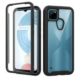 Techsuit Defense360 Pro + Ochranná fólie, Realme C21Y / C25Y, černý