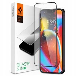 Spigen Glass FC Tvrzené sklo, iPhone 13 / 13 Pro / 14, černé