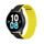 Dux Ducis Univerzální magnetický řemínek, Samsung Galaxy Watch 3 45mm / S3 / Huawei Watch Ultimate / GT3 SE 46mm (22mm LD Version), černo žlutý