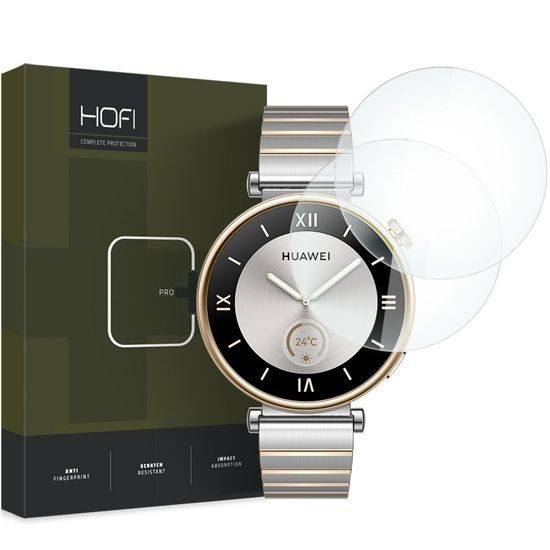 Hofi Pro+ 2 Tvrzená skla, Huawei Watch GT 4 (41 mm), průhledný