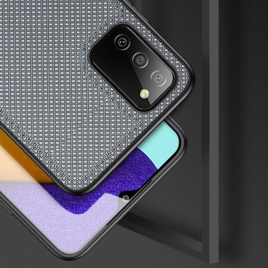 Dux Ducis Fino case, Samsung Galaxy A03s, šedé