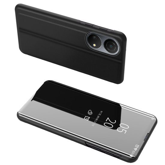 Clear view černé pouzdro na telefon Honor X8 5G
