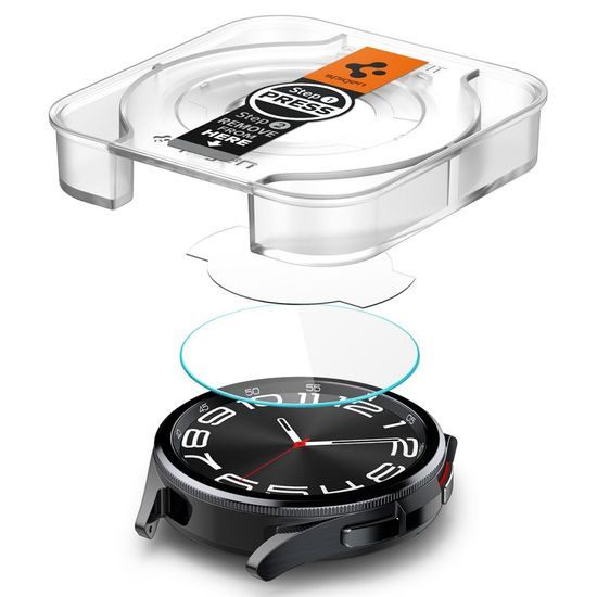 Spigen Glas.TR EZ Fit Tvrzené skla 2 kusy, Samsung Galaxy Watch 6 (43 mm)