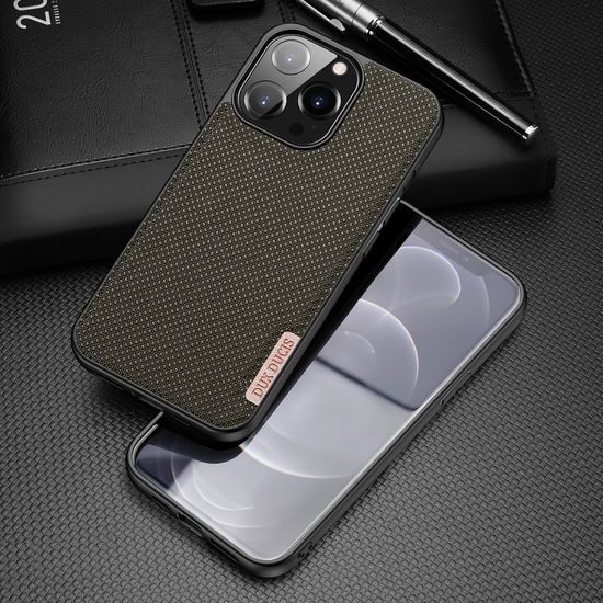 Dux Ducis Fino case, iPhone 13 Pro, zelené