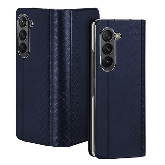 Dux Ducis Bril Wallet, Samsung Galaxy Z Fold5 5G, modrý