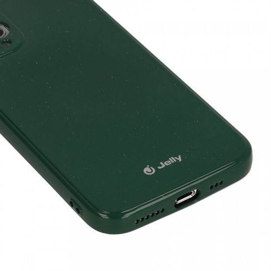 Jelly case iPhone 12 Pro MAX, tmavě zelený