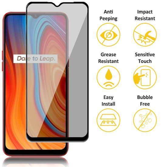 Privacy 5D Tvrzené sklo, Realme 10 Pro 5G