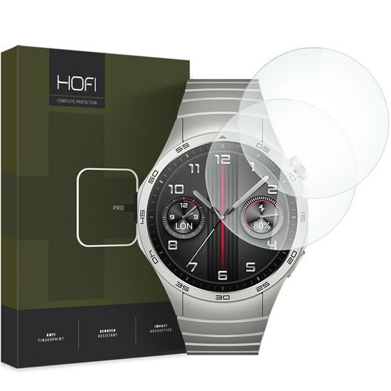 Hofi Pro+ 2 Tvrzená skla, Huawei Watch GT 4 (46 mm), průhledný