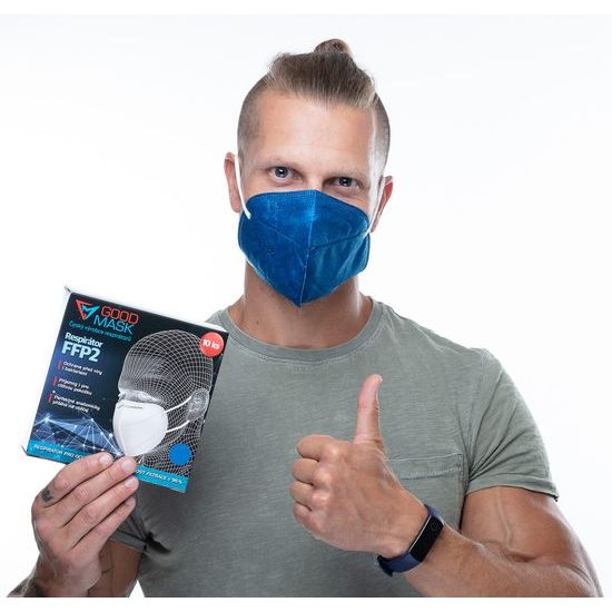 Certifikovaný český respirátor FFP2 GOOD MASK balení 10 ks