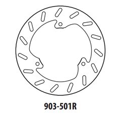 BRZDOVÝ KOTOUČ GOLDFREN 903-501R ZADNÍ 230 MM