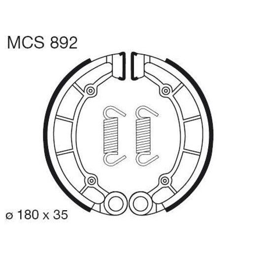 BRZDOVÉ ČELISTI LUCAS MCS 892