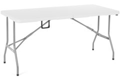 Cateringový obdĺžnikový rozkladací stôl, 152 cm