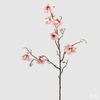Umělá květina větvička magnolie světle růžová, 120 cm