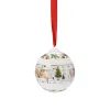 Porcelánová ozdoba na stromeček Koule, Christmas Sounds, Ø 6 cm, Rosenthal