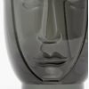 Keramická váza Faccia s tváří černá v28 cm