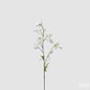 Umělá květina oměj bílá, 80cm